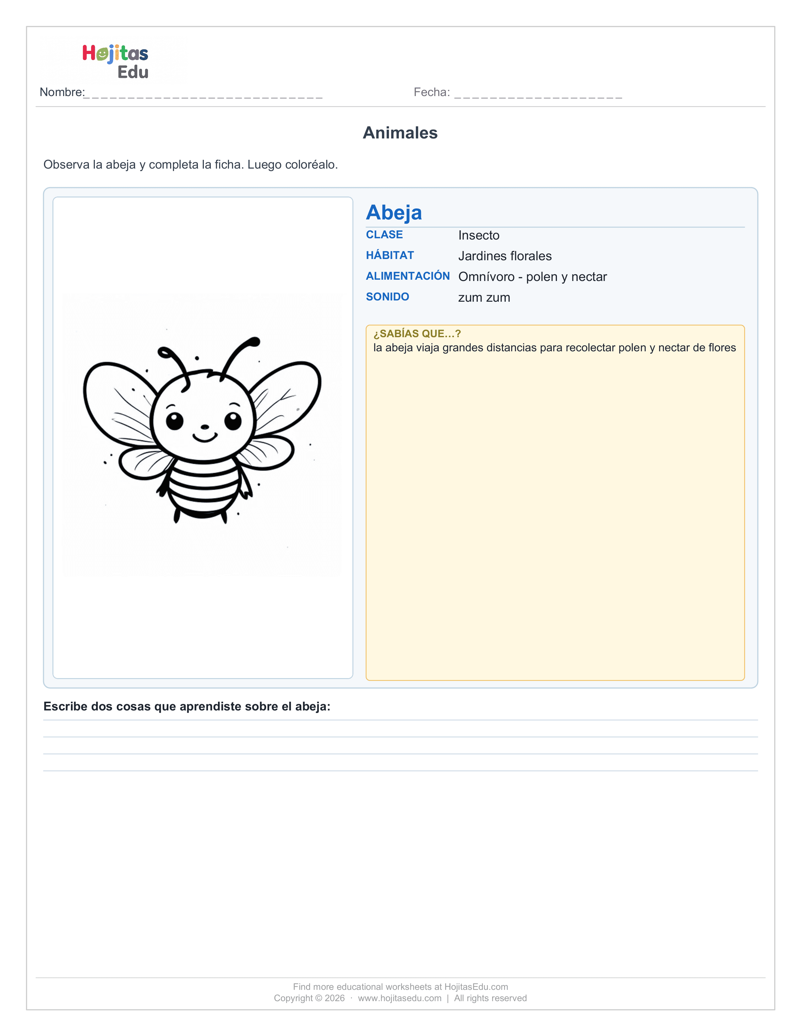 Animal Abeja