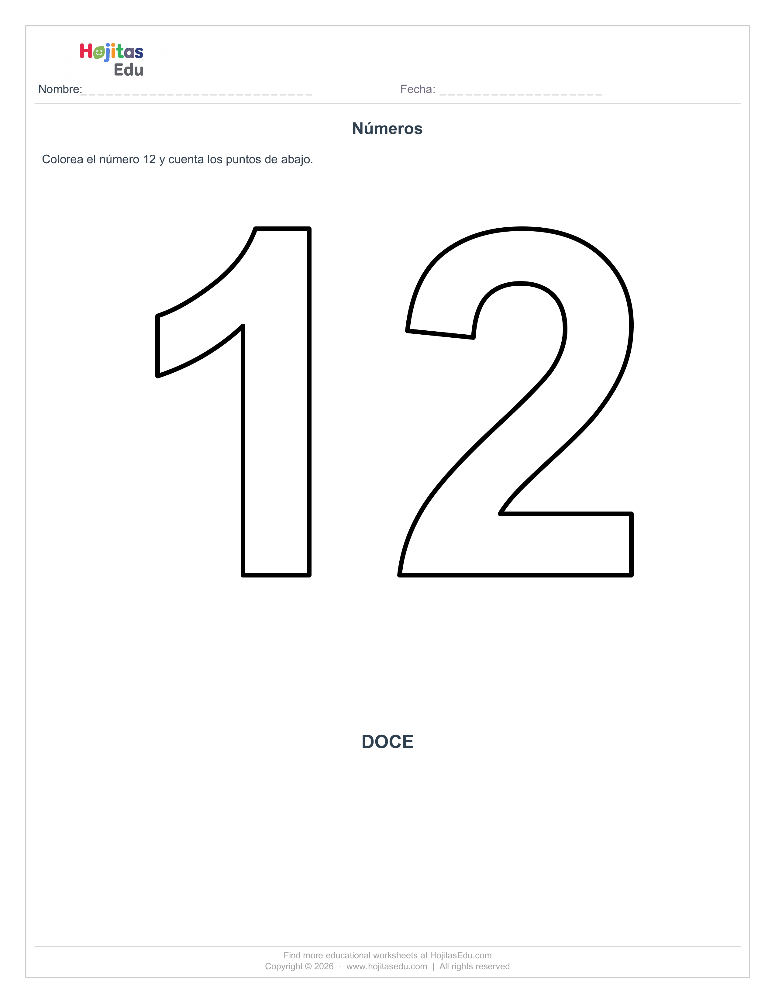 Número 12