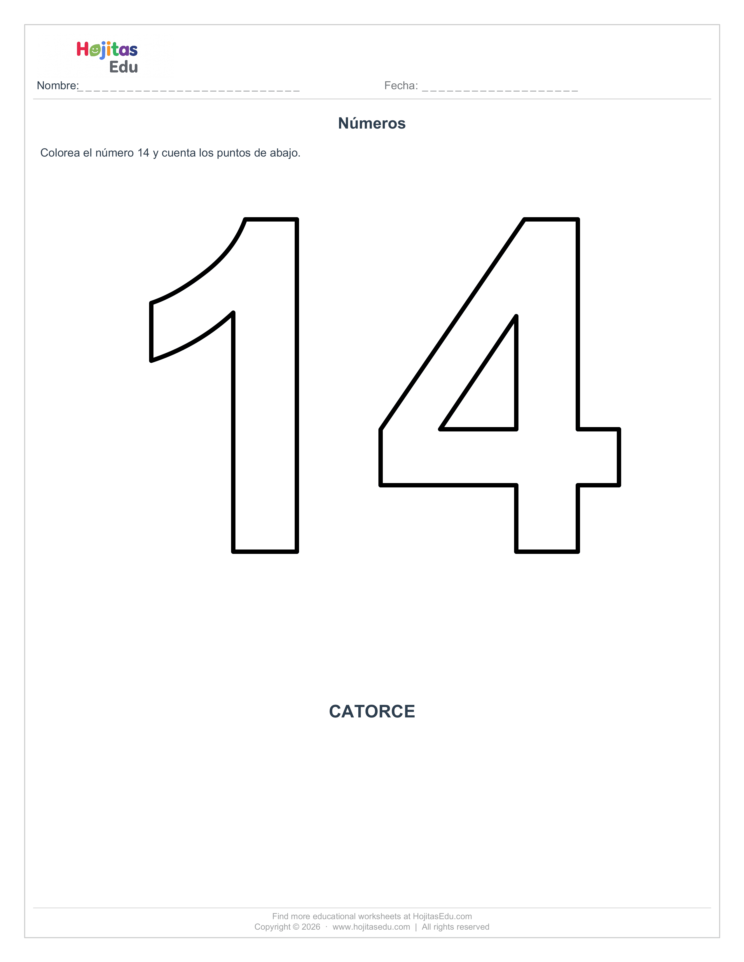 Número 14