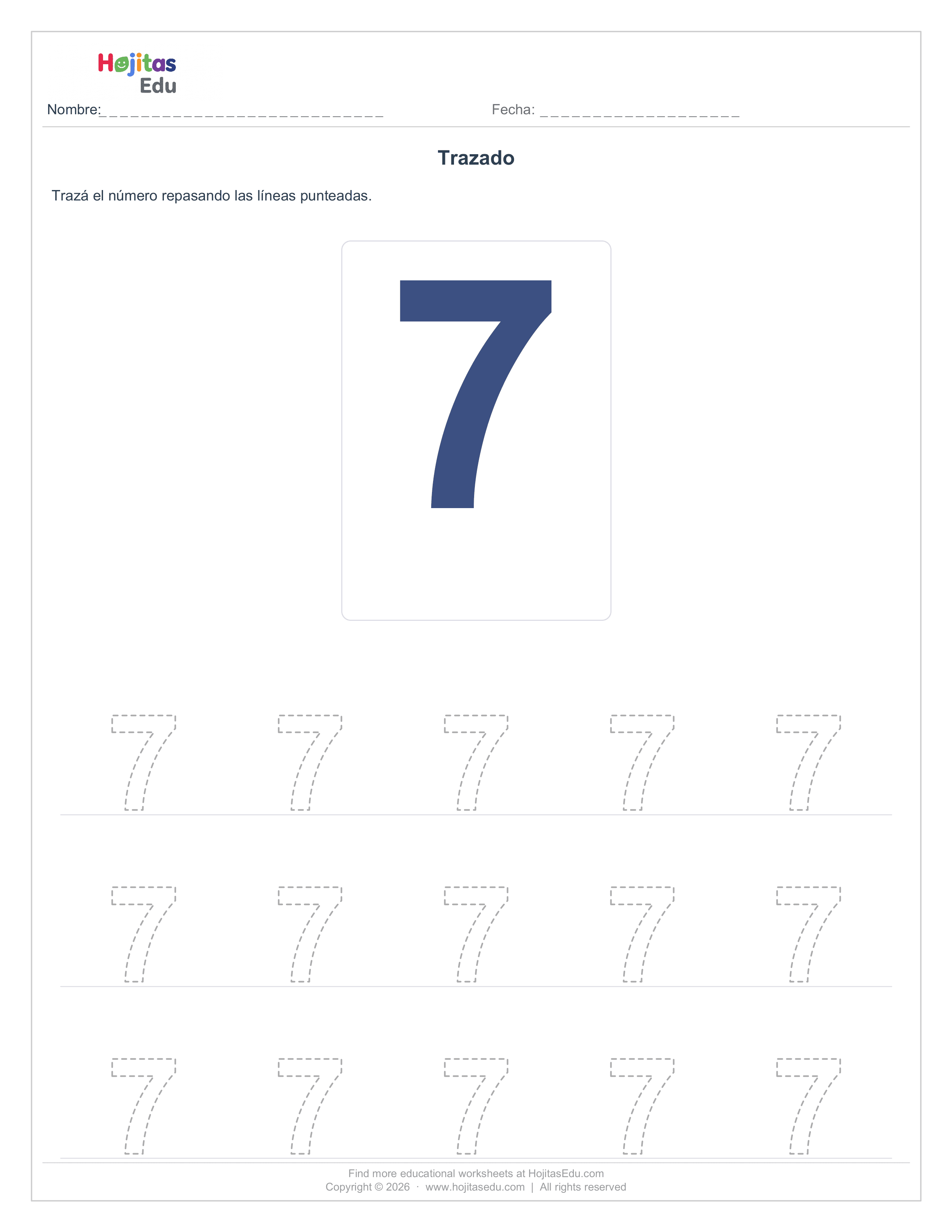 Trazado Básico Numero 7